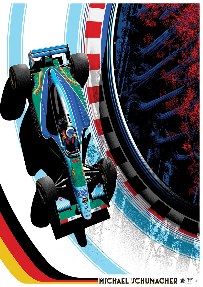 Poster Formula 1 circuits first GP winner
