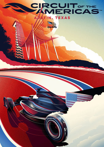 CIRCUIT OF THE AMERICAS 2016 POSTER