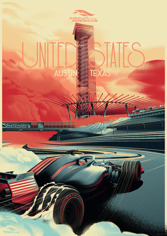 CIRCUIT OF THE AMERICAS 2018 POSTER
