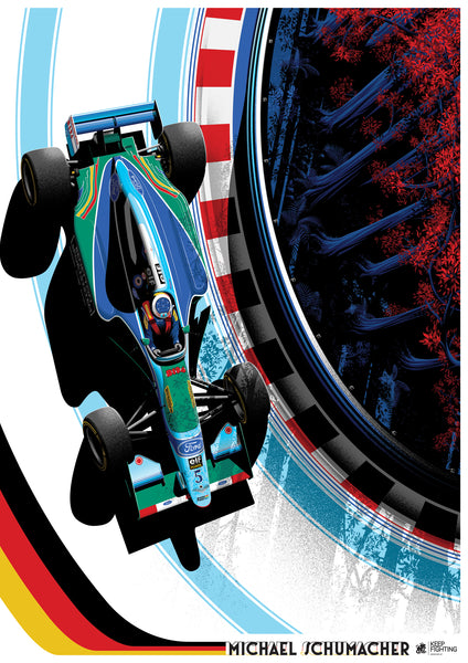 MICHAEL SCHUMACHER 1994 ANNIVERSARY POSTER – ZOOM F1
